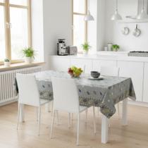 Toalha De Mesa Dubai Cinza Mod7118B Rolo 1,37x20m Vinil Pvc Toalha De Mesa Dubai Cinza Mod7118B Rolo 1,37x20m Vinil Pvc