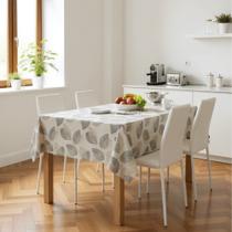 Toalha De Mesa Dubai Folhas Rolo 1,37x20m Vinil PVC