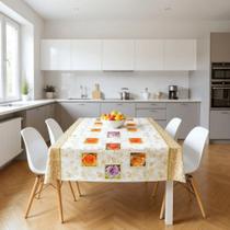 Toalha De Mesa Dubai Gelo Mod7117A Rolo 1,37x20m Vinil Pvc Toalha De Mesa Dubai Gelo Mod7117A Rolo 1,37x20m Vinil Pvc
