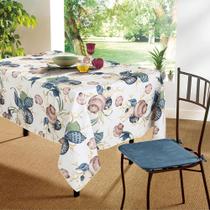 Toalha de Mesa Dupla Face Impermeável 10 Lugares Vizapi Reversível Berlim 150X300Cm Multicolorido