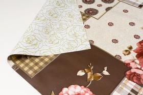 Toalha De Mesa Duplaface Patch Flowers Rolo 1,40x30,00m Vinil Pvc