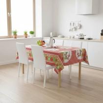 Toalha De Mesa Elite Frutas Patch Peça Pronta 1,38x3,00m Vinil