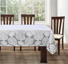 Toalha de Mesa em Renda de Costela de Adão Quadrado para 4 Lugares 1,60x1,60m Branco Decoração Cozinha