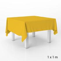 Toalha de Mesa em TNT - 1 x 1 metro - Amarelo - 5 unidades - Best Fest -