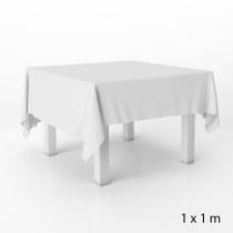 Toalha de Mesa em TNT - 1 x 1 metro - Branco - 5 unidades - Best Fest -