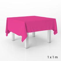 Toalha de Mesa em TNT - 1 x 1 metro - Rosa Pink - 5 unidades - Best Fest -