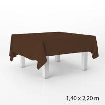 Toalha de Mesa em TNT - 140 x 220 cm - Marrom - 1 unidade - Best Fest -