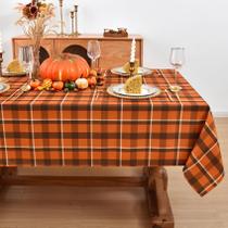 Toalha de mesa Essifunia Gingham Tecido Resistente à Água 148x305cm