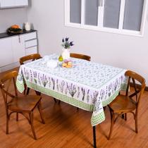 Toalha de Mesa Estampada Allegra 1 Peça 4 Lugares 100% Poliéster - Lavanda