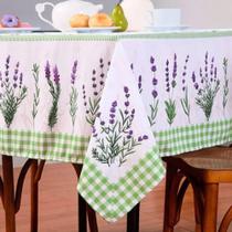 Toalha De Mesa Estampada Allegra 1 Peça 6 Lugares 100% Poliéster - Lavanda Toalha De Mesa Estampada Allegra 1 Peça 6 Lugares 100% Poliéster - Lavanda