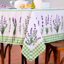 Toalha de Mesa Estampada Allegra 8 Lugares 100% Pol. Lavanda Toalha de Mesa Estampada Allegra 8 Lugares 100% Pol. Lavanda