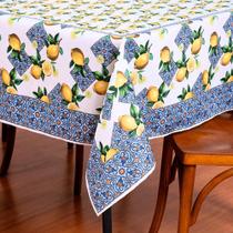 Toalha de Mesa Estampada Allegra 8 Lugares 100% Pol. Limão Toalha de Mesa Estampada Allegra 8 Lugares 100% Pol. Limão