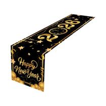 Toalha De Mesa Feliz Ano Novo 2026 Decoração Para Casa Cozinha Sala De Jantar