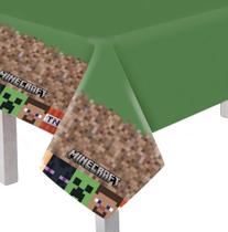 Toalha de Mesa Festa Minecraft 118 cm x 180 cm 1 Uni Cromus - Inspire sua Festa loja