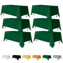 Toalha de mesa Fitable Hunter Green Retangle 178x274cm - pacote com 6 Toalha de mesa Fitable Hunter Green Retangle 178x274cm - pacote com 6