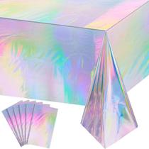 Toalha de mesa FunnyPars, pacote com 6, holográfica, 137x274 cm Toalha de mesa FunnyPars, pacote com 6, holográfica, 137x274 cm