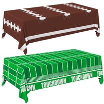Toalha de mesa Gatherfun Football Party 137 cm x 274 cm Plástico x 2 Toalha de mesa Gatherfun Football Party 137 cm x 274 cm Plástico x 2