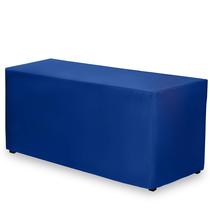 Toalha de mesa Gee Di Moda ajustada 183x76cm em poliéster azul royal Toalha de mesa Gee Di Moda ajustada 183x76cm em poliéster azul royal