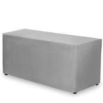 Toalha de mesa Gee Di Moda ajustada a carvão de 183 x 76 cm para mesa de 6 pés