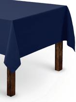 Toalha de mesa Gee Di Moda azul marinho 152x320cm para mesa de 8 pés