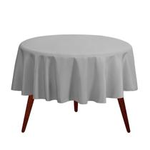 Toalha de mesa Gee Di Moda de carvão vegetal de 120 polegadas para mesa de 152-244 cm