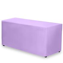 Toalha de mesa Gee Di Moda Lavender ajustada em retângulo de 6 pés