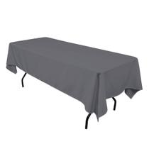 Toalha de mesa Gee Di Moda Poliéster Lavável a Carvão 150x320cm