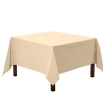 Toalha de mesa Gee Di Moda quadrada 70x70cm Bege Poliéster