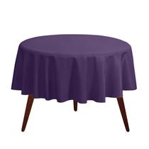 Toalha de mesa Gee Di Moda redonda 132 cm roxa para mesa de 183-244 cm