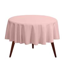 Toalha de mesa Gee Di Moda redonda de 70 polegadas rosa para mesa de 60-120 cm