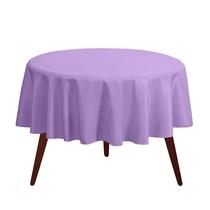 Toalha de mesa Gee Di Moda redonda Lavanda de 90 polegadas para 76-152 cm