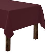 Toalha de mesa Gee Di Moda Retangular 150x210cm Poliéster Borgonha