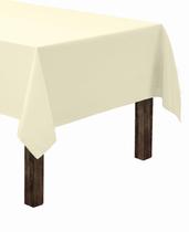Toalha de mesa Gee Di Moda retangular 152 x 259 cm Poliéster marfim