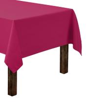 Toalha de mesa Gee Di Moda retangular 152x259cm Poliéster Fúcsia