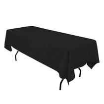 Toalha de mesa Gee Di Moda Retangular 152x320cm Poliéster Preto