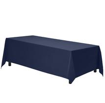 Toalha de mesa Gee Di Moda retangular 178x305cm Poliéster azul marinho
