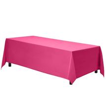 Toalha de mesa Gee Di Moda retangular 90x132cm fúcsia para mesa de 6 pés
