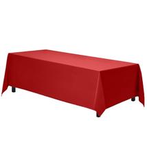 Toalha de mesa Gee Di Moda retangular 90x156cm vermelha para mesa de 8 pés
