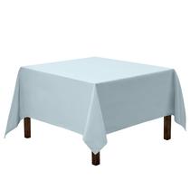Toalha de mesa Gee Di Moda Square 132x132cm Baby Blue Poliéster