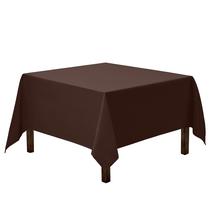 Toalha de mesa Gee Di Moda Square 132x132cm Chocolate Poliéster Toalha de mesa Gee Di Moda Square 132x132cm Chocolate Poliéster