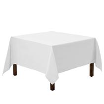 Toalha de mesa Gee Di Moda Square 132x132cm Poliéster branco Toalha de mesa Gee Di Moda Square 132x132cm Poliéster branco
