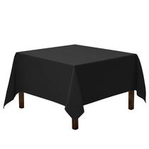 Toalha de mesa Gee Di Moda Square 85x85cm preta poliéster