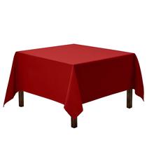 Toalha de mesa Gee Di Moda Square 85x85cm Tecido Lavável Vermelho