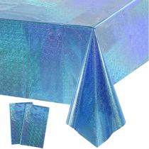 Toalha de mesa GREATRIL azul Retangular Party 137x274 cm - pacote com 2 Toalha de mesa GREATRIL azul Retangular Party 137x274 cm - pacote com 2