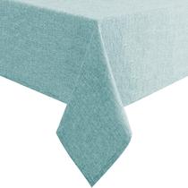 Toalha de mesa Hiasan Faux Linen Square 137cm x 137cm Aqua
