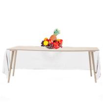 Toalha de mesa HSGUS Premium Clear Plastic, pacote com 14, 137x274cm