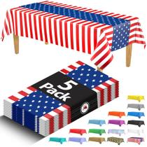 Toalha de mesa HSGUS Premium Patriotic USA Flag 274x137cm x5