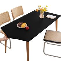 Toalha de mesa Huierxun PU Stretch Fitted Retangular 60x120cm preta Toalha de mesa Huierxun PU Stretch Fitted Retangular 60x120cm preta