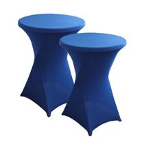 Toalha de mesa iEventstar Highboy Cocktail Round Stretch 30-32 polegadas