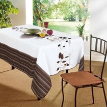 Toalha de Mesa Impermeável 6 Lugares Vizapi Roma 160X220Cm Multicolorido Toalha de Mesa Impermeável 6 Lugares Vizapi Roma 160X220Cm Multicolorido